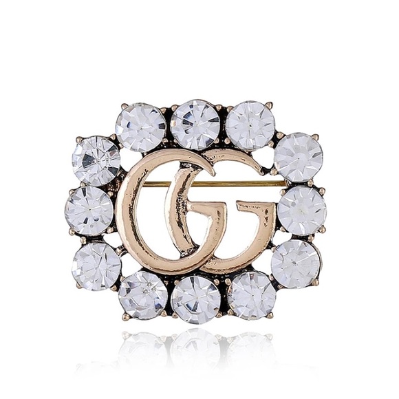 Jewelry - 📣GG gold brooches bride denim pin bridesmaid